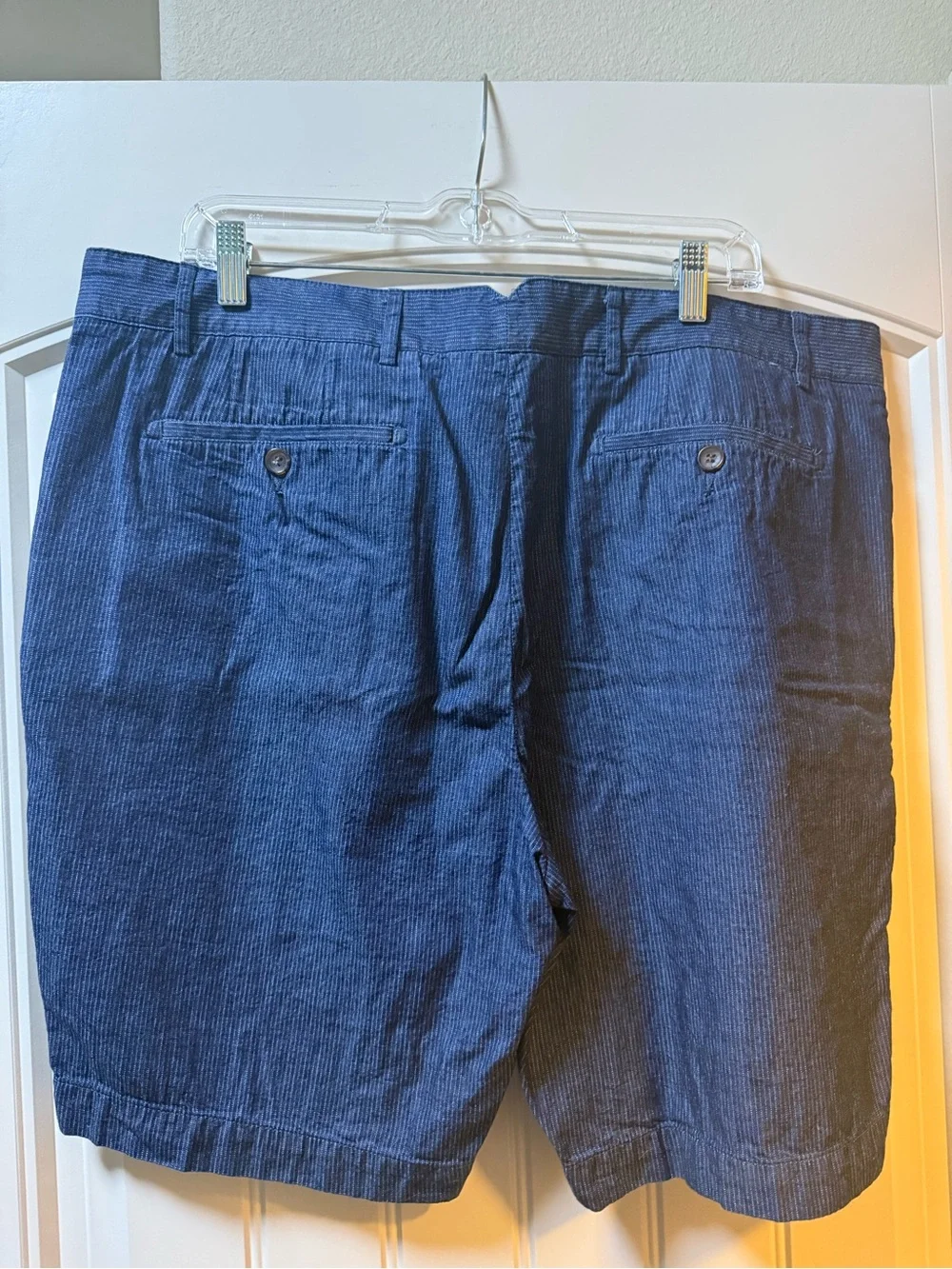 Daniel Cremieux Navy Blue Mens Flat Front Shorts